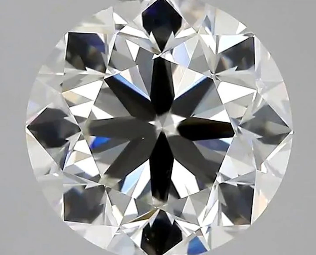 1 pcs Diamond (Natural) - 2.01 ct - Round - F - VVS2...