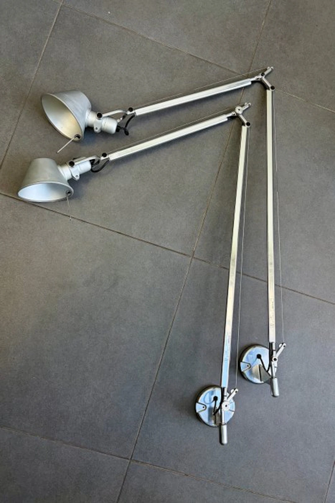 Artemide - Wall lamp (2) - XL Tolomeo Faretto wall lamp - Aluminium