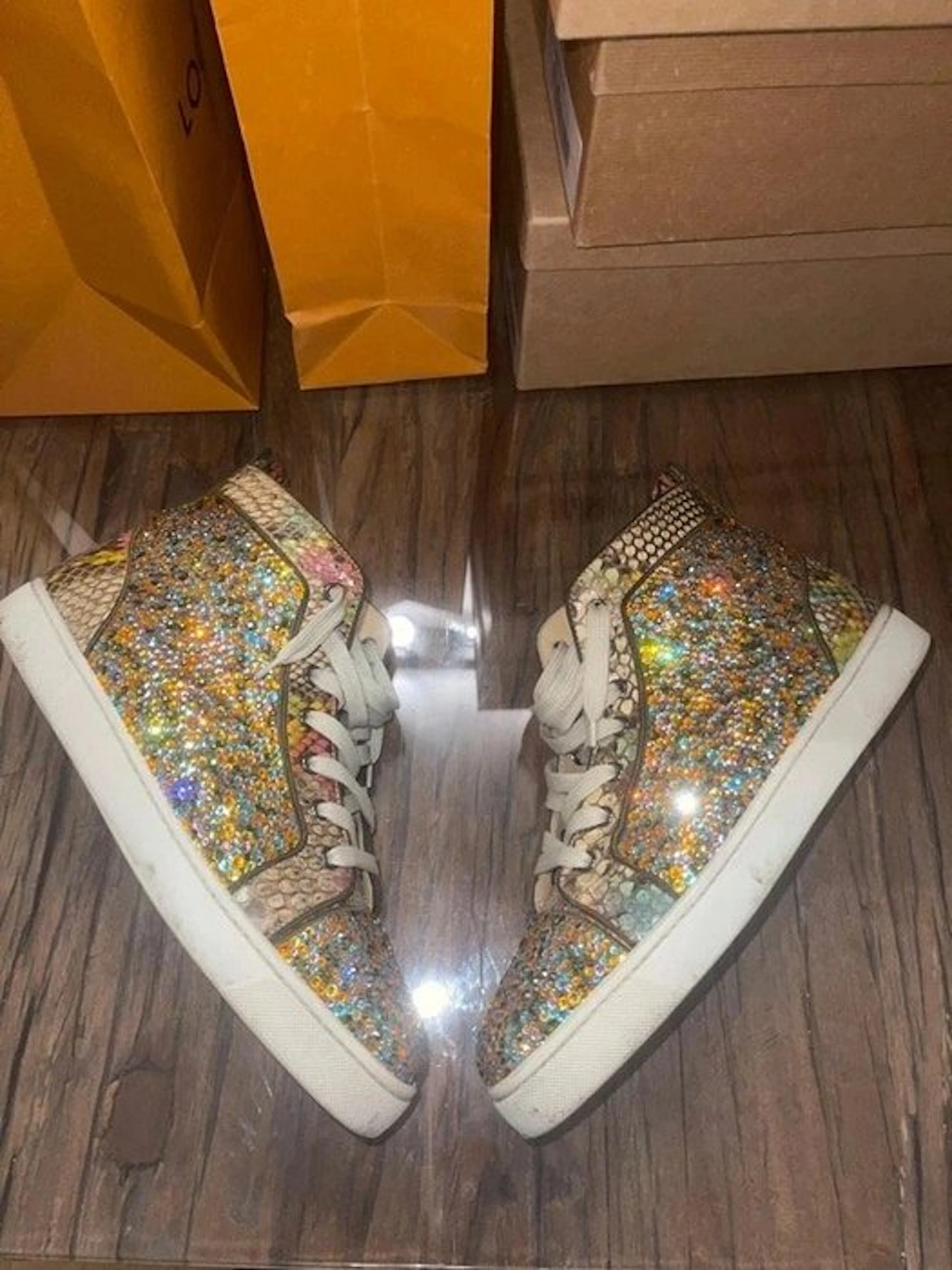 Christian Louboutin - High-top trainers - Size: EU 42.5
