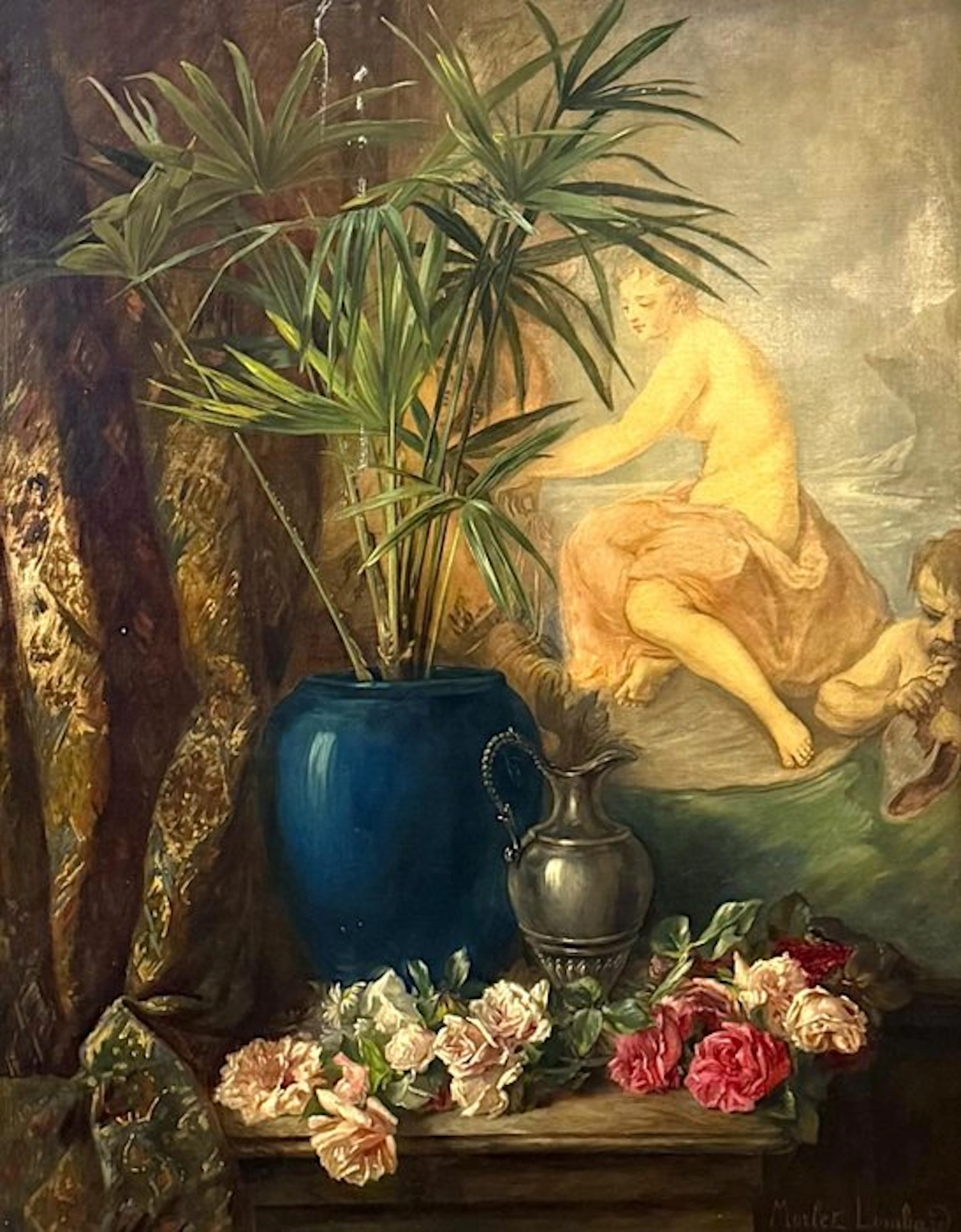 Morlet Lombard (XX) - Still Life with Palm