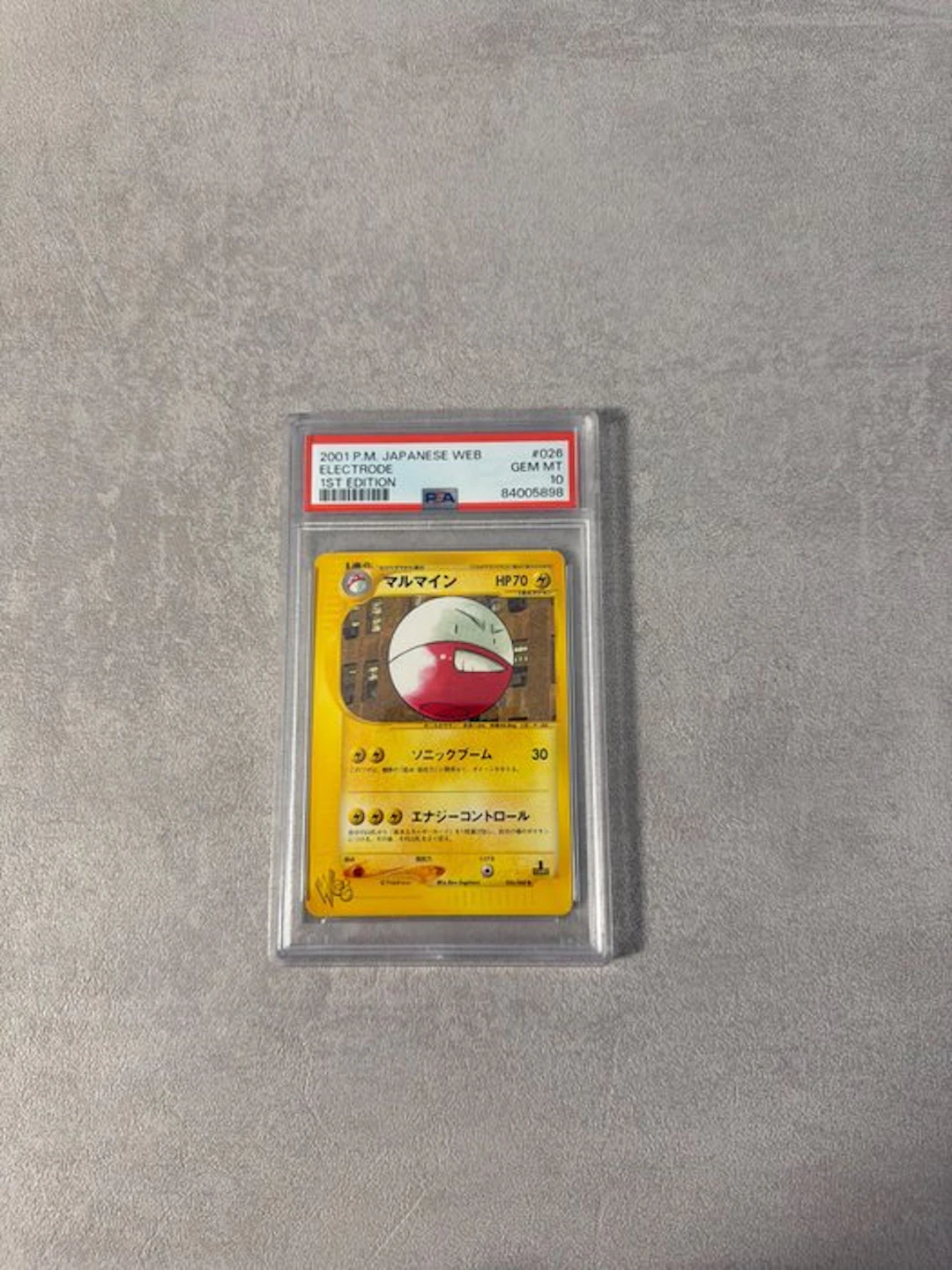 Pokémon - 1 Graded card - Electrode - PSA 10