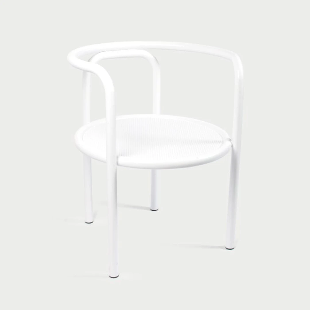 Poltronova - Gae Aulenti - Armchair - metal tubular chair - Painted steel