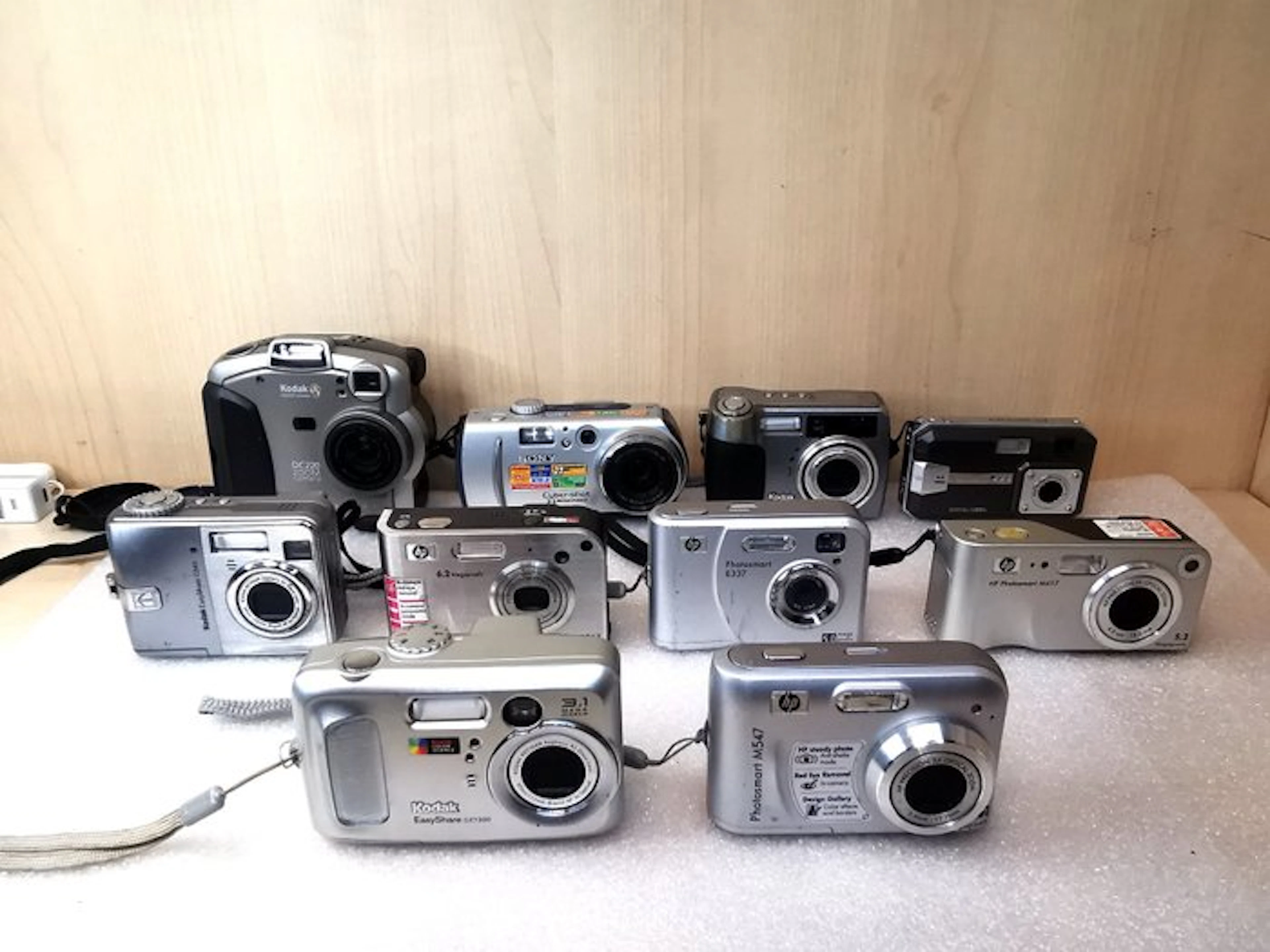 Sony, Kodak, hp Lotto di 10 fotocamere digitali compatte Digital compact camera