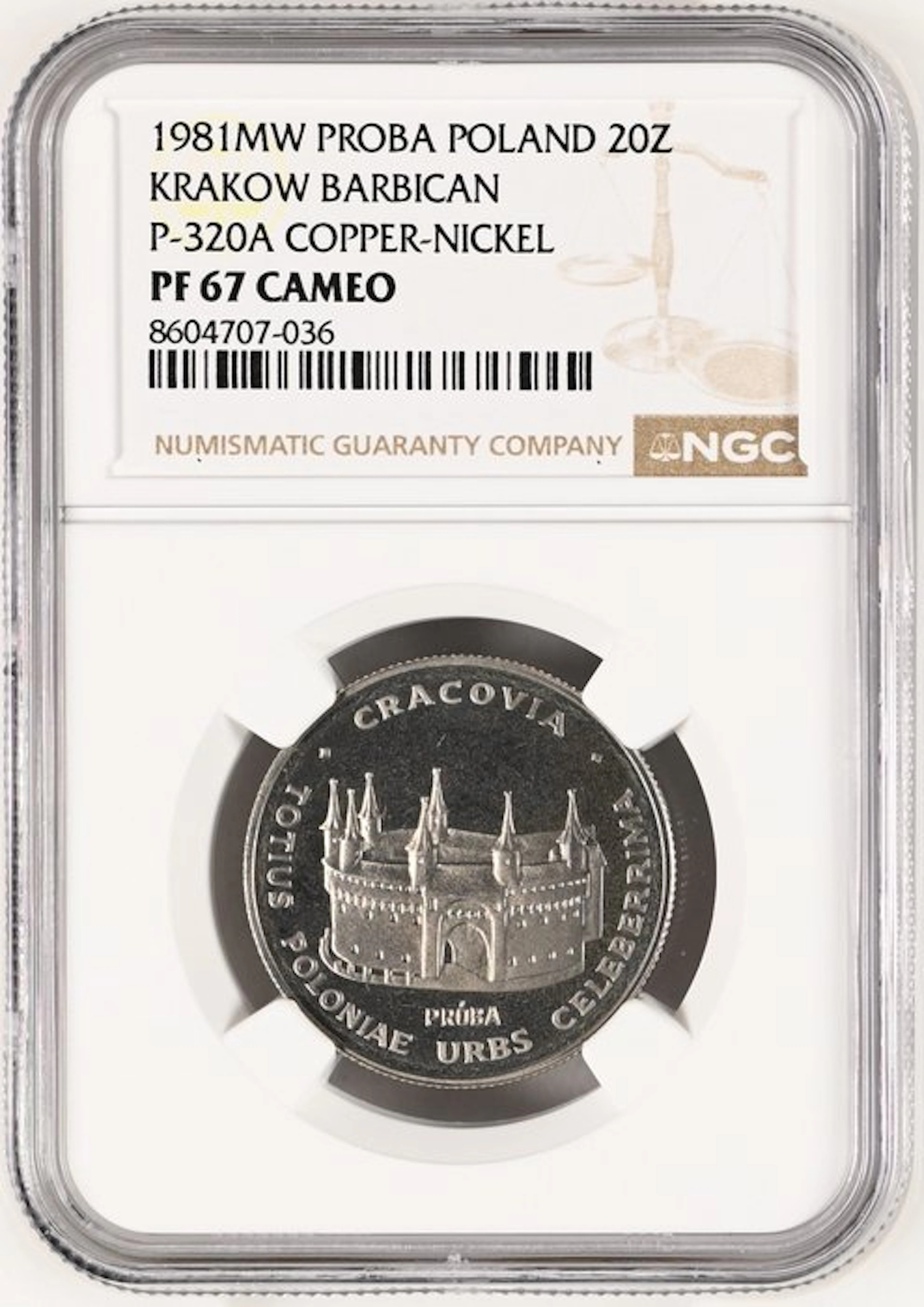 Poland. 20 Zlotych 1981 - NGC PF67