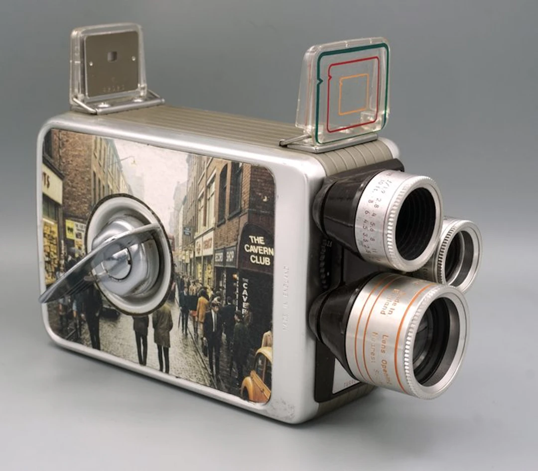 Kodak Brownie movie camera Turret f/1.9 8mm – Custom art edition "Beatles