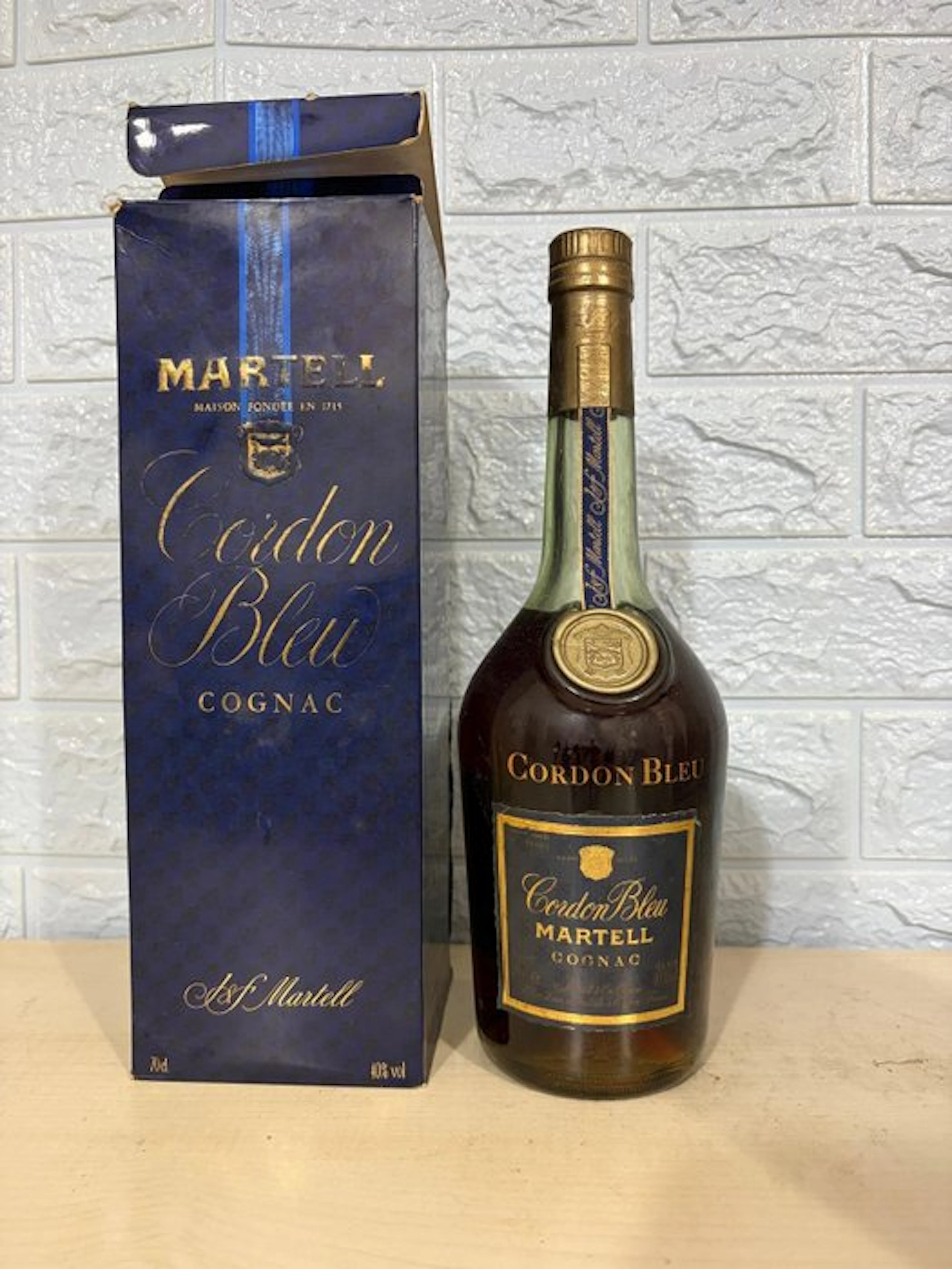 Martell - Cordon Bleu - b. 1980s - 70cl