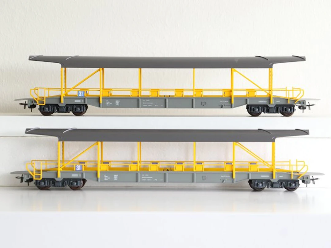 HAG H0 - 67004 - Model train wagon (2) - Two car...