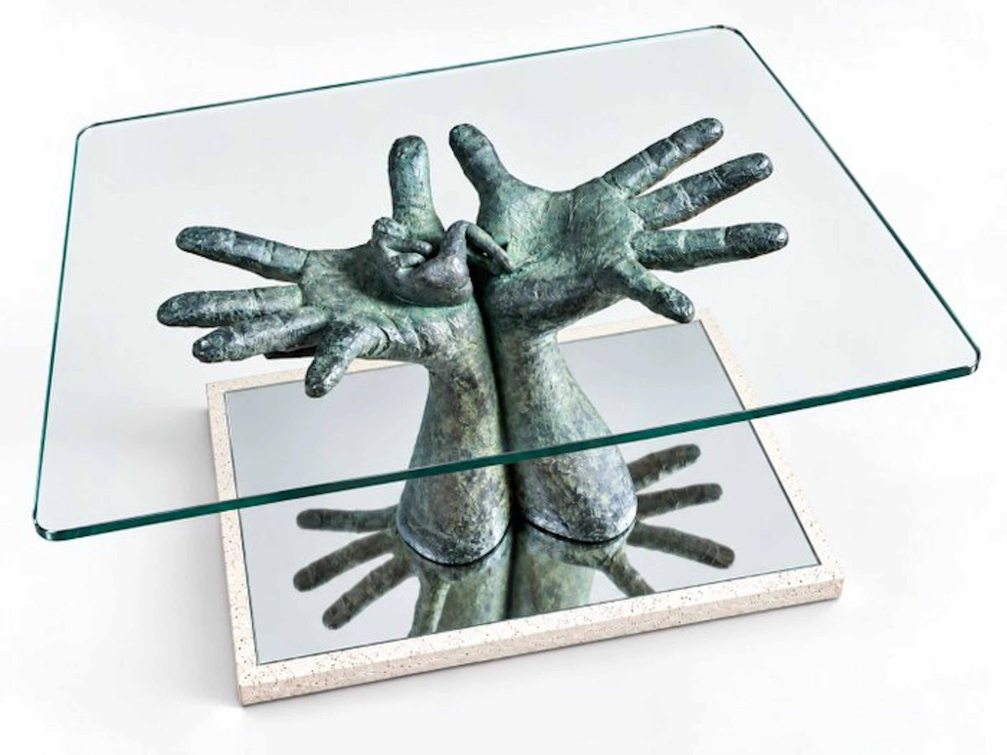 Lorenzo Quinn (1966) - Sculpture, Serenidad - 46 cm - Resin