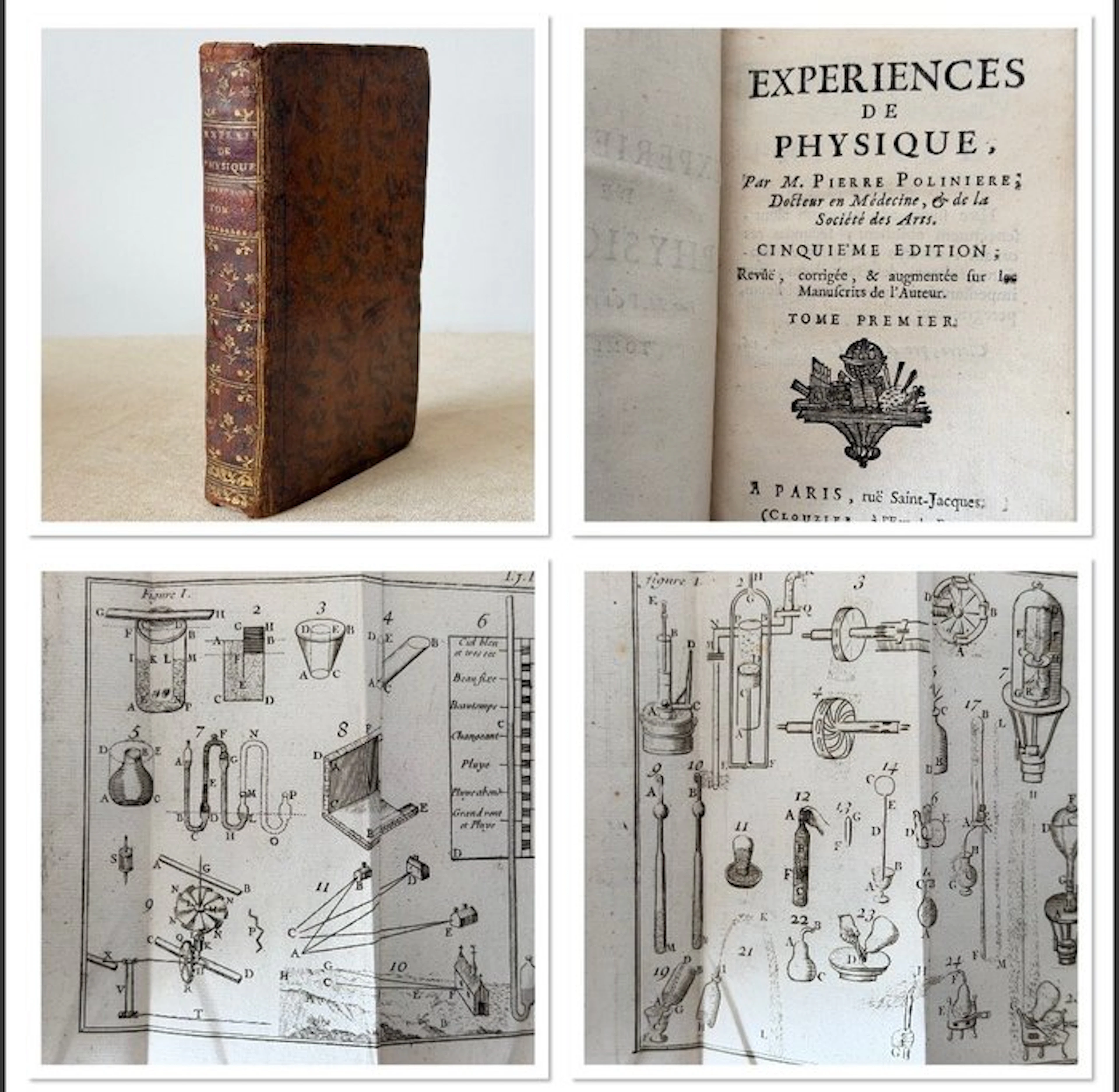 Pierre de Polinière - Expériences de Physique - 1741