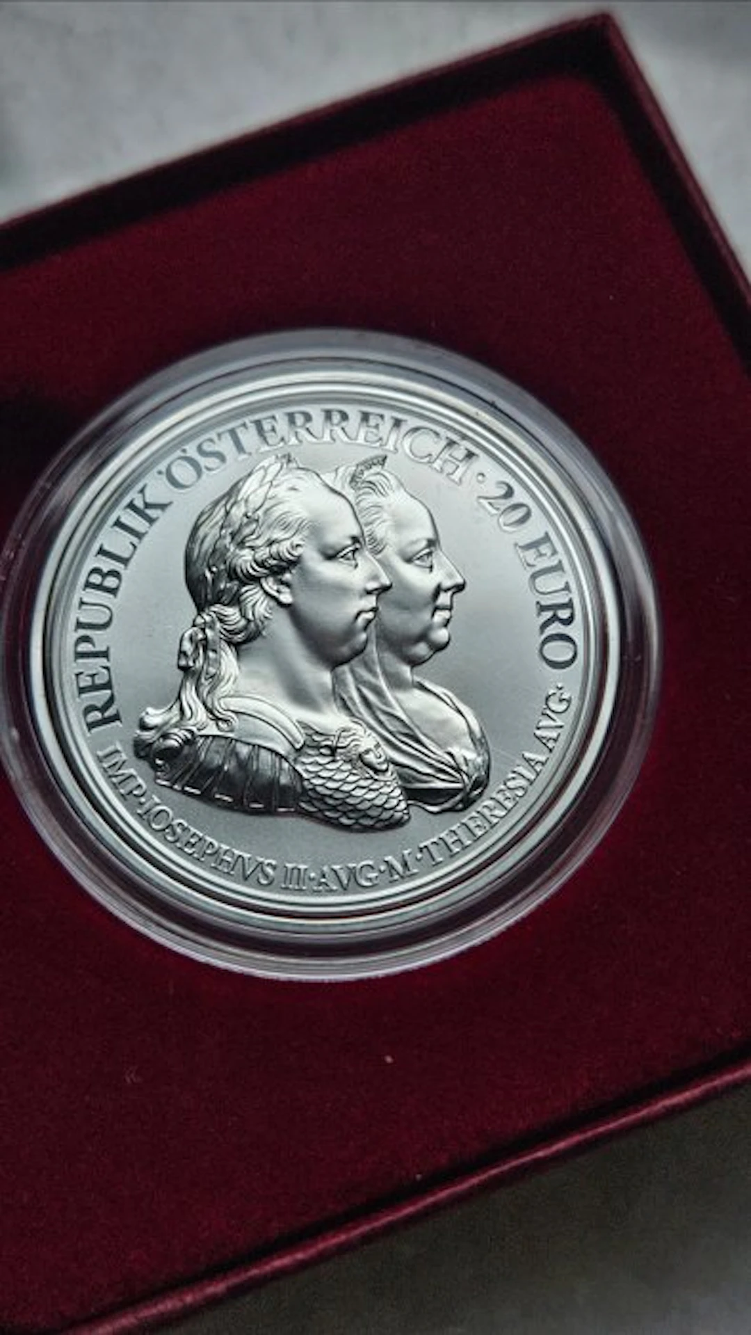 Austria. 20 Euro 2018 "Maria Theresia - Sapientia" Proof (No reserve price)