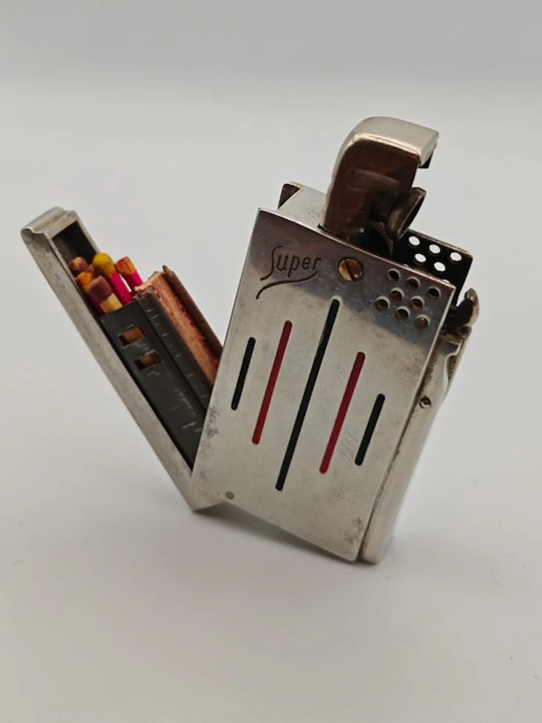 Jacob Wolf - Super - Lighter & Matchbox Combination...