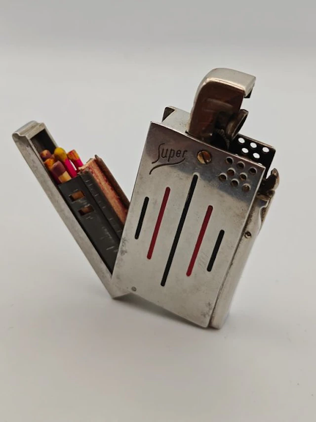 Jacob Wolf - Super - Lighter & Matchbox Combination...