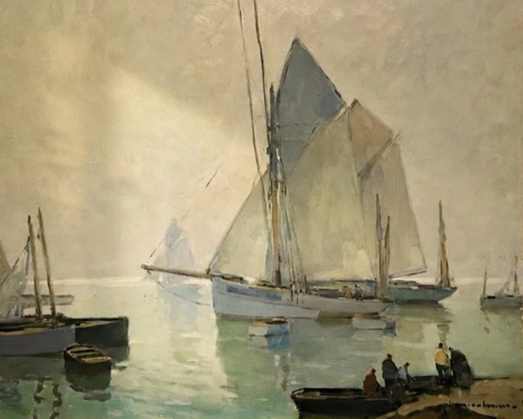 Henri Maurice Cahours (1899-1974) - Ruhige See