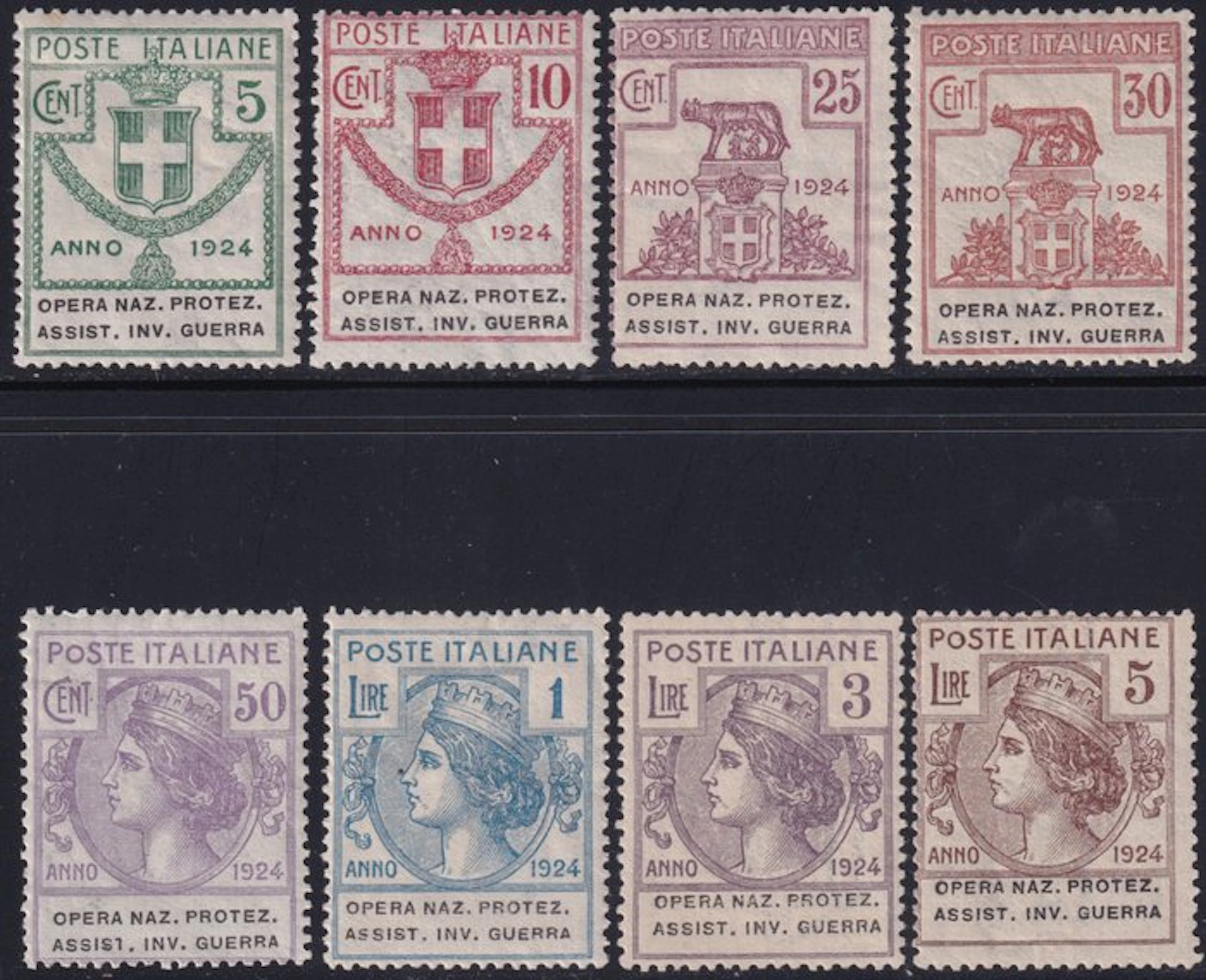 Italy Kingdom 1924 - Parastatali Opera Naz