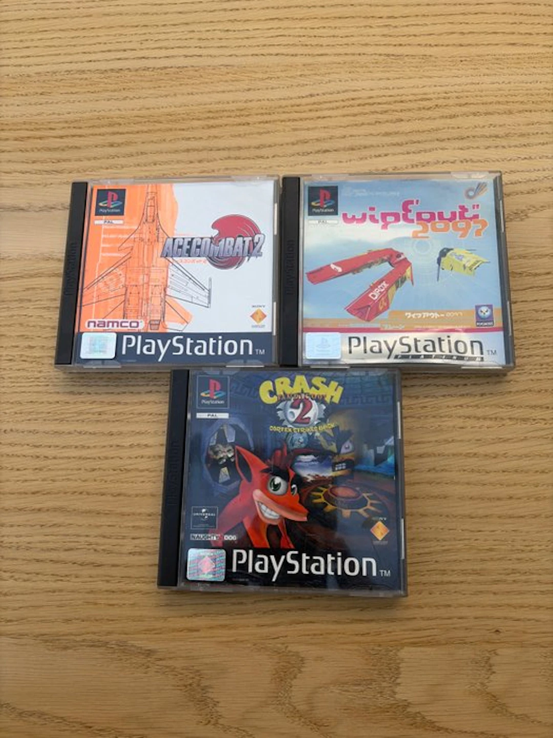 Sony - Playstation 1 (PS1) - Pakket van 3 Originele PS1 Games (Crash