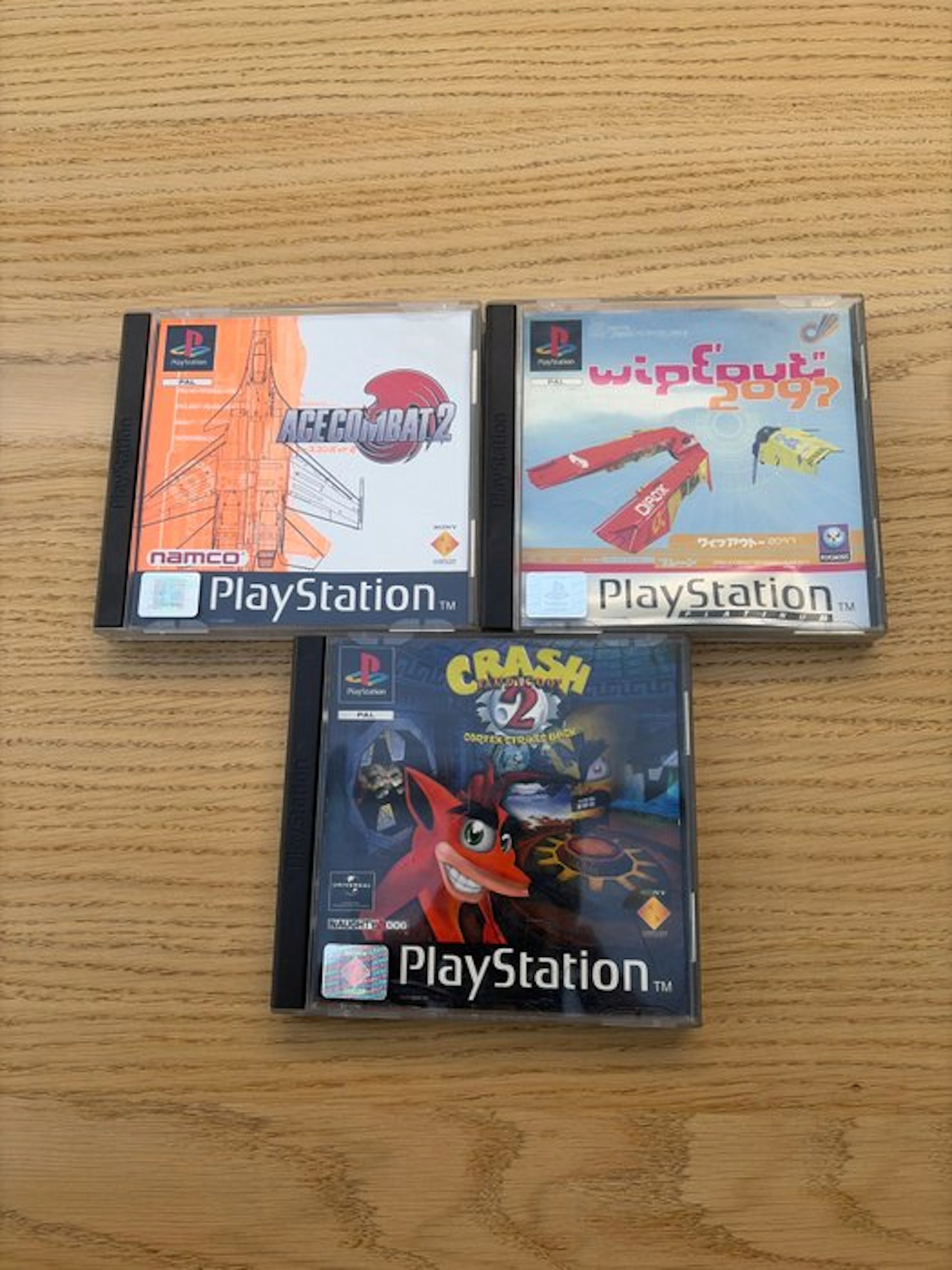 Sony - Playstation 1 (PS1) - Pakket van 3 Originele PS1 Games (Crash