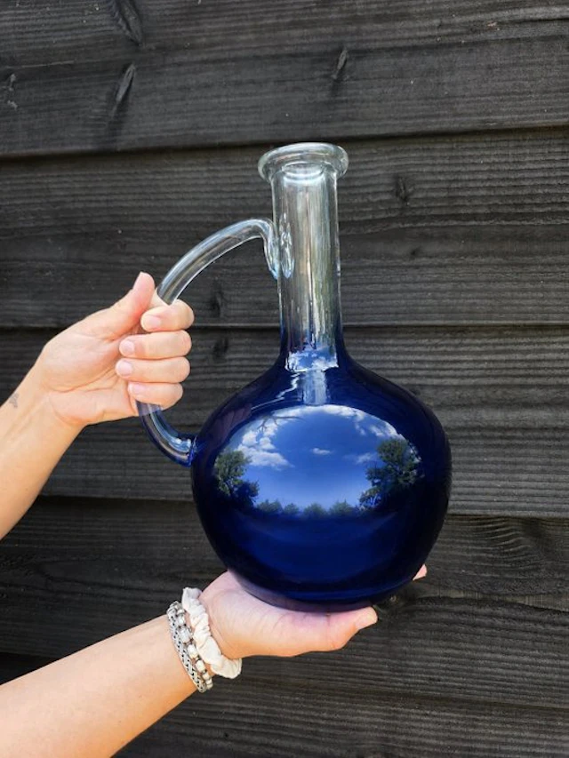 Decanter - Glass - Cobalt Blue Glass