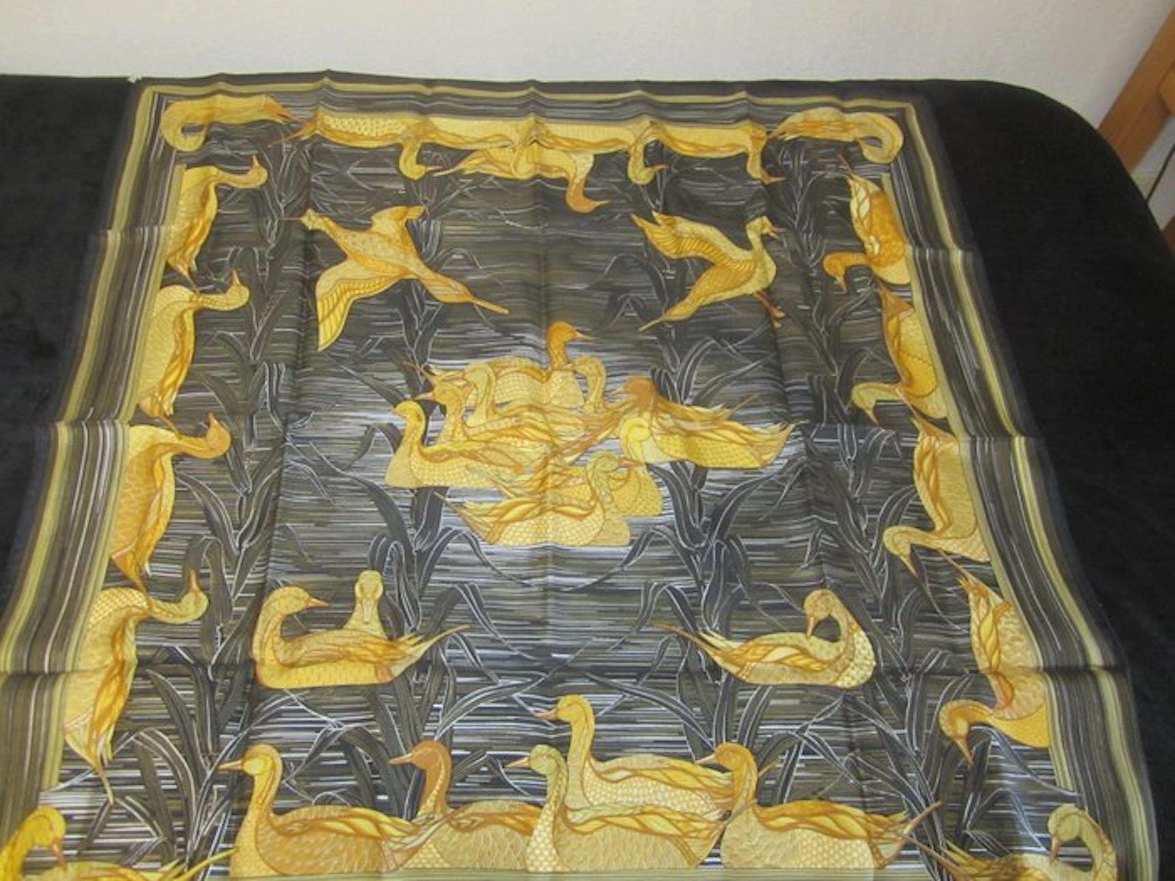 Hermès - LA MARE AUX CANARDS DE D DUCHENE DE 1980 - Foulard
