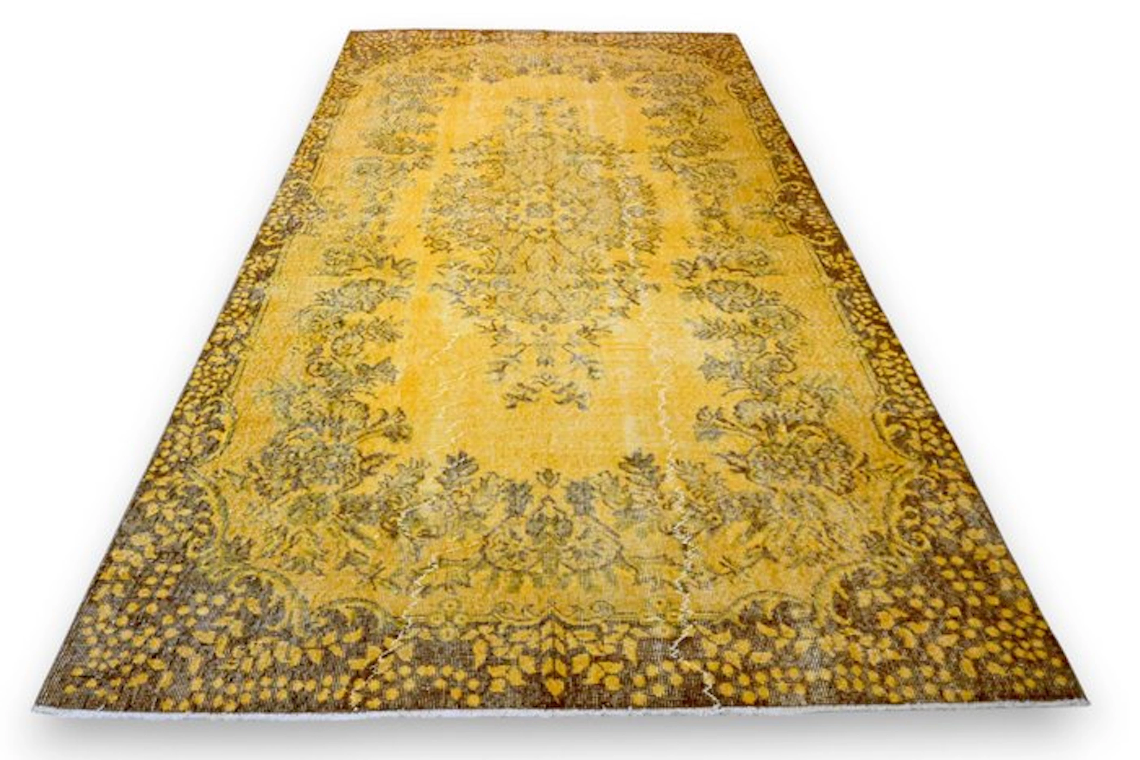 Yellow vintage - Rug - 295 cm - 165 cm - with certificate