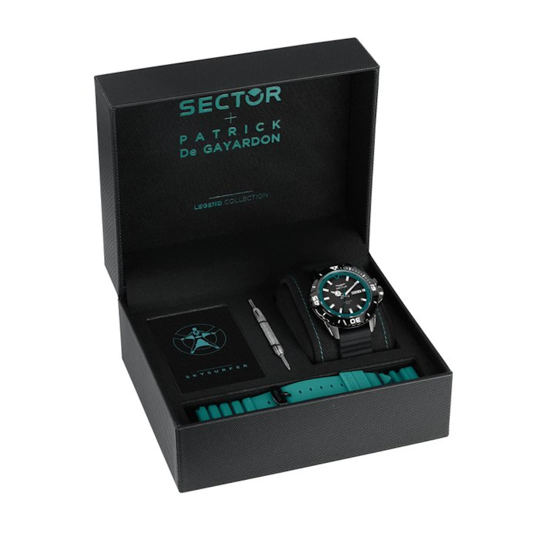 Sector - Legend - Automatic - Black - 100 M - 43 mm - No...