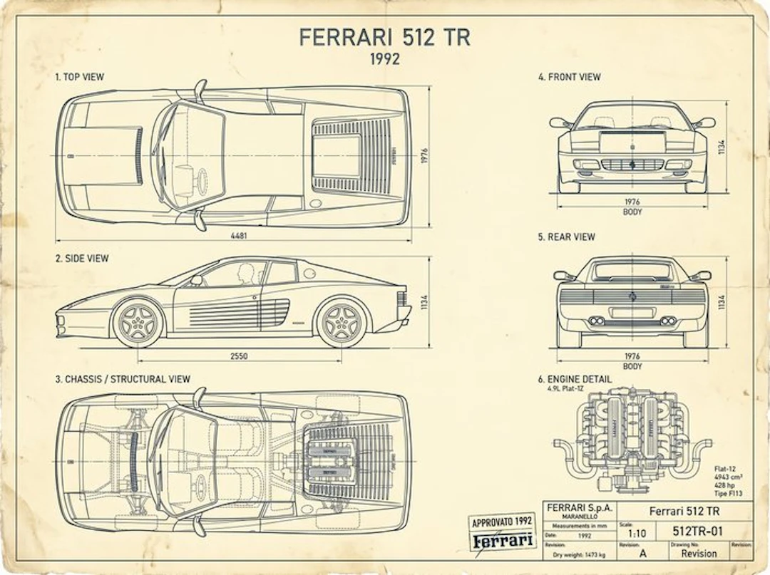 Shmidt.Art - Ferrari - FERRARI 512 TR - 1990s