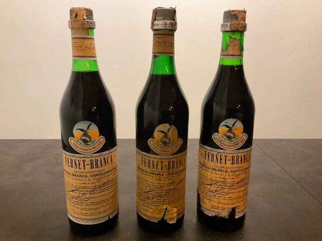 Fernet Branca - b. 1967, 1977, 1980s - 75cl - 3 bottles