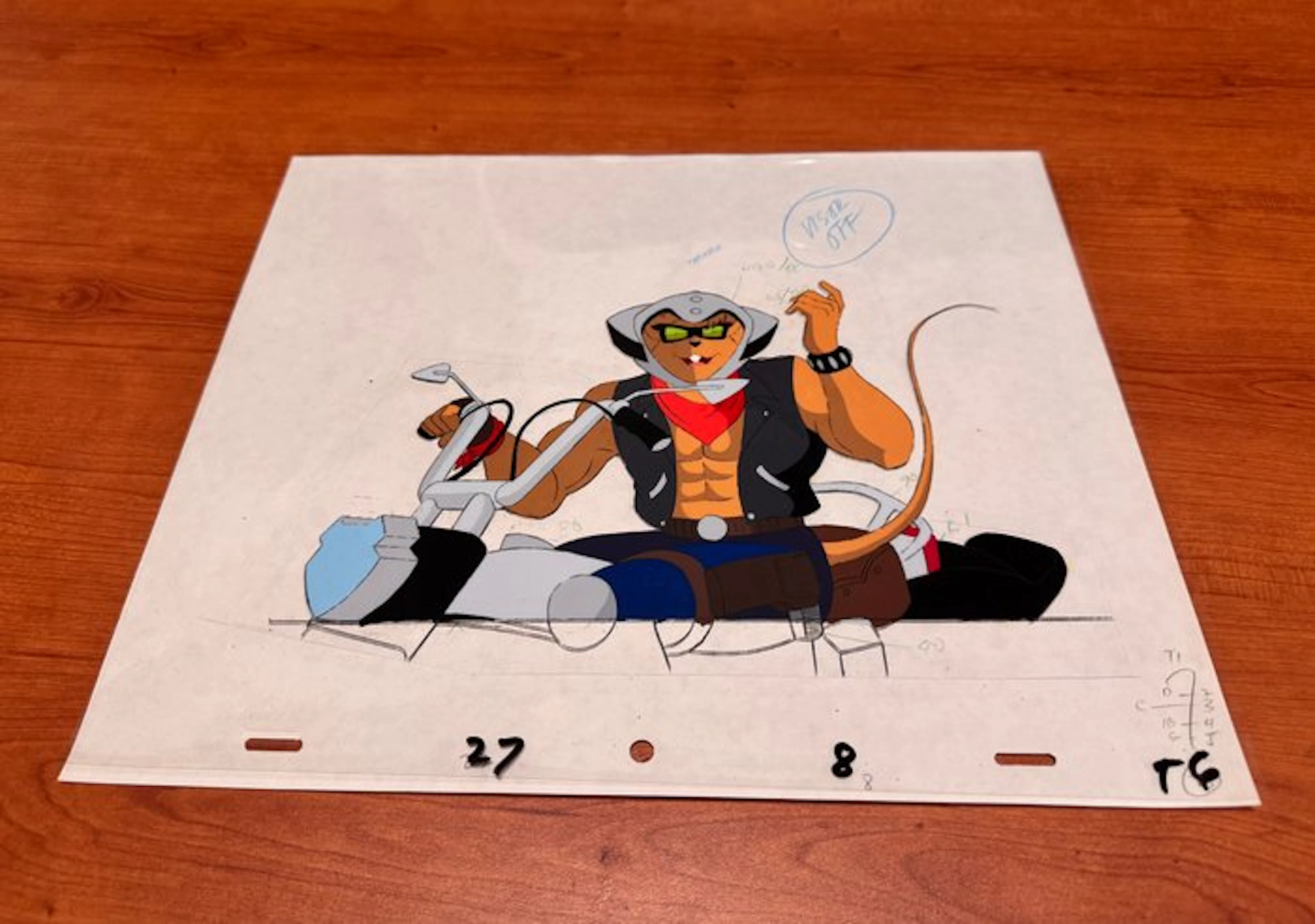 Marvel Studios - 2 Original colour page - Biker Mice From Mars - 1993