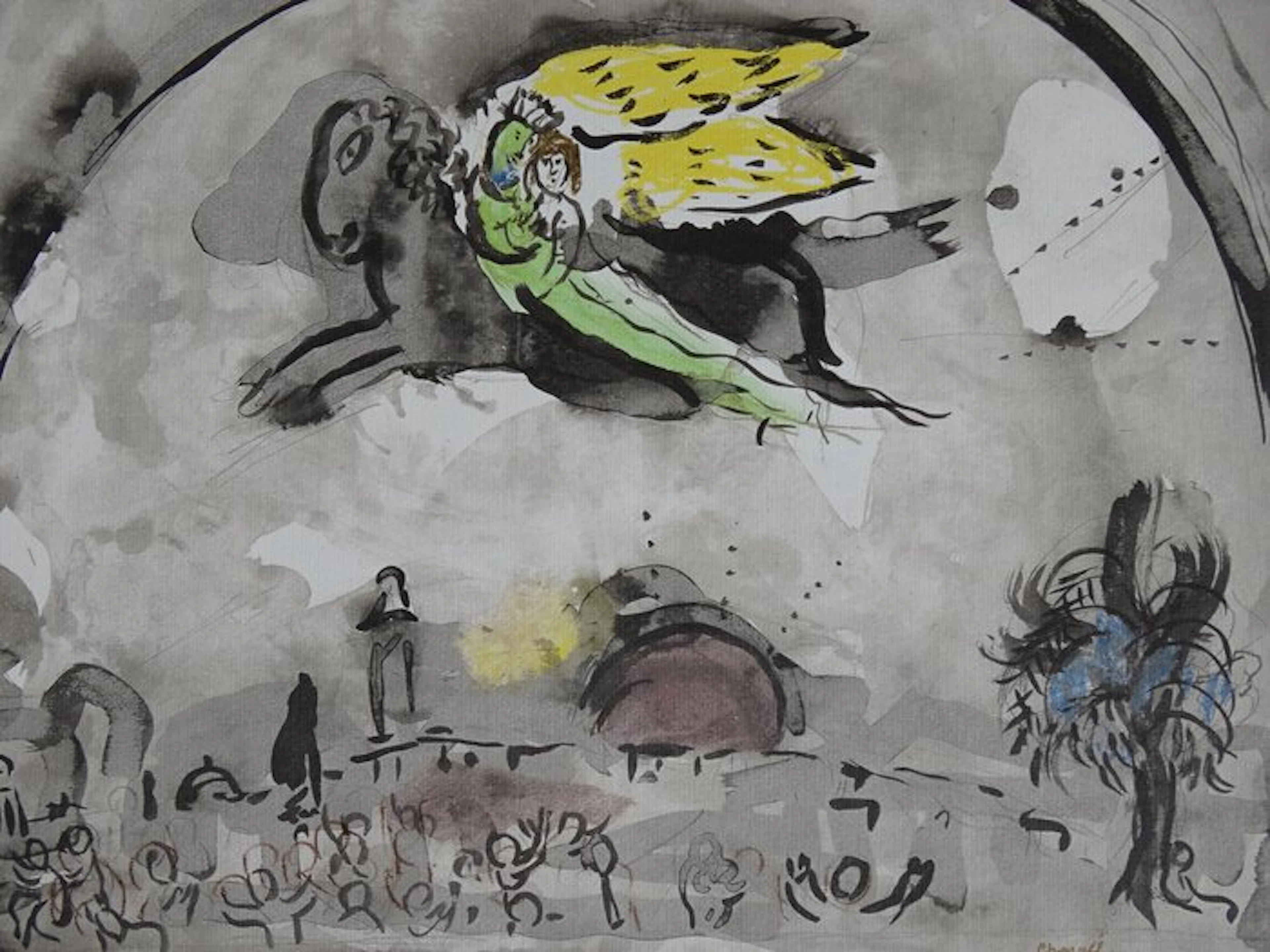 Marc Chagall (1887-1995) - Angel