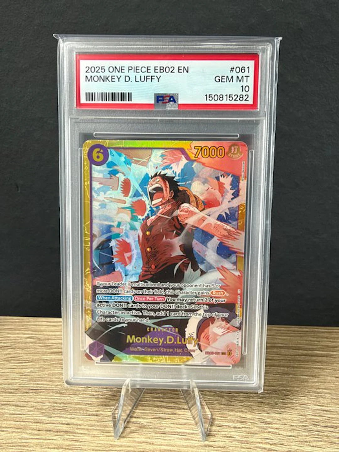 One Piece - 1 Graded card - One Piece - Monkey D