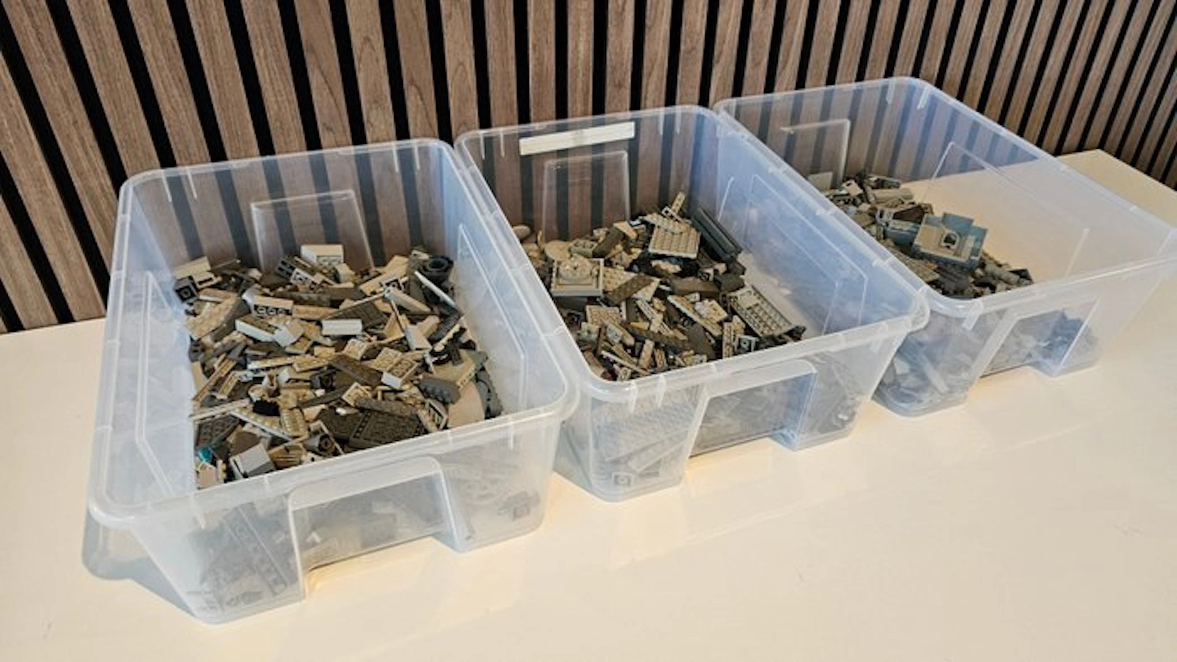 LEGO Pieces - 1000 Pieces - Grijs