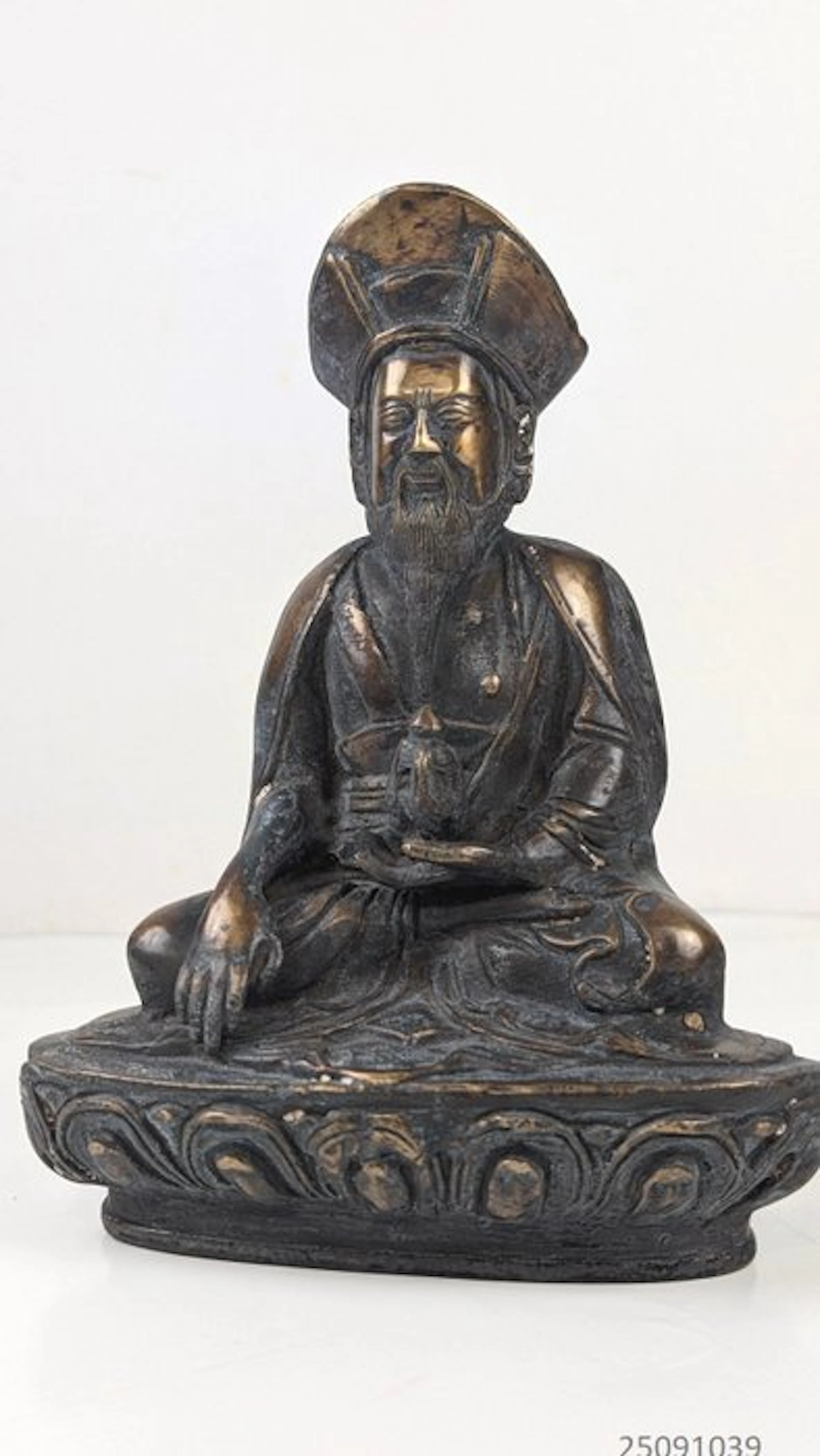 Mooi beeld Guru Shapdum - Bronze - Nepal (No reserve price)