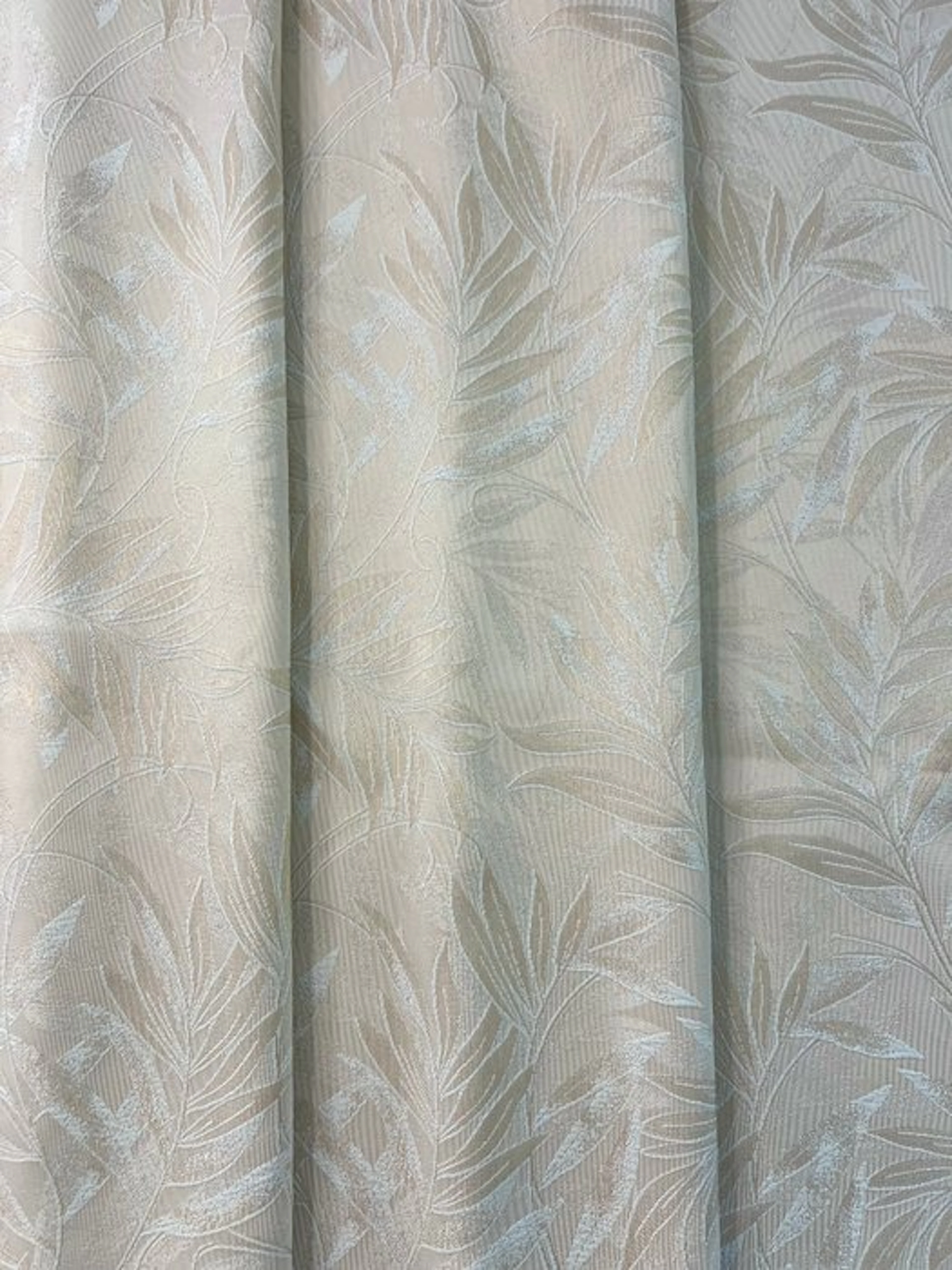 Silk Leaves - jacquard fabric for furnishings - Textile - 250 cm - 280 cm