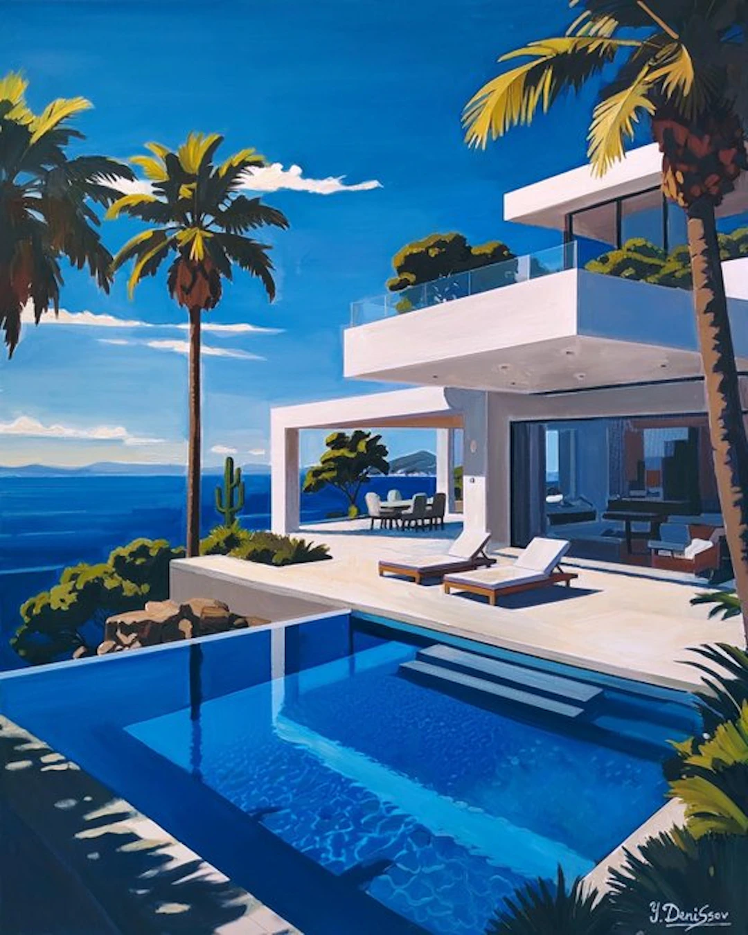 Yuri Denissov - Beautiful villa on a sunny day