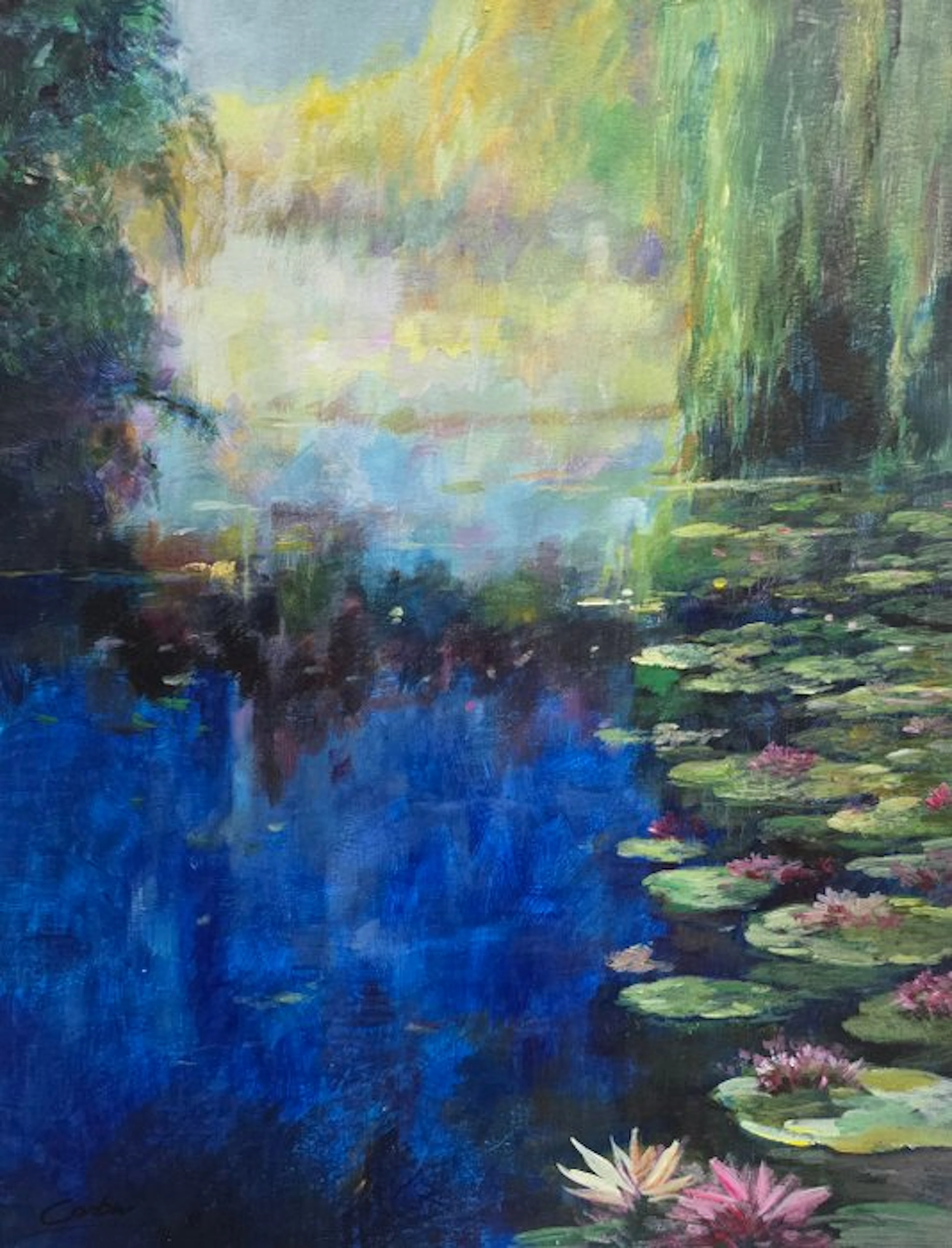 Baptiste Corbin (1943) - Le jardin bleu