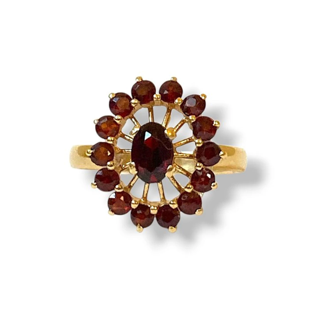 Ring - 18 kt. Yellow gold - 1.85ct. tw.