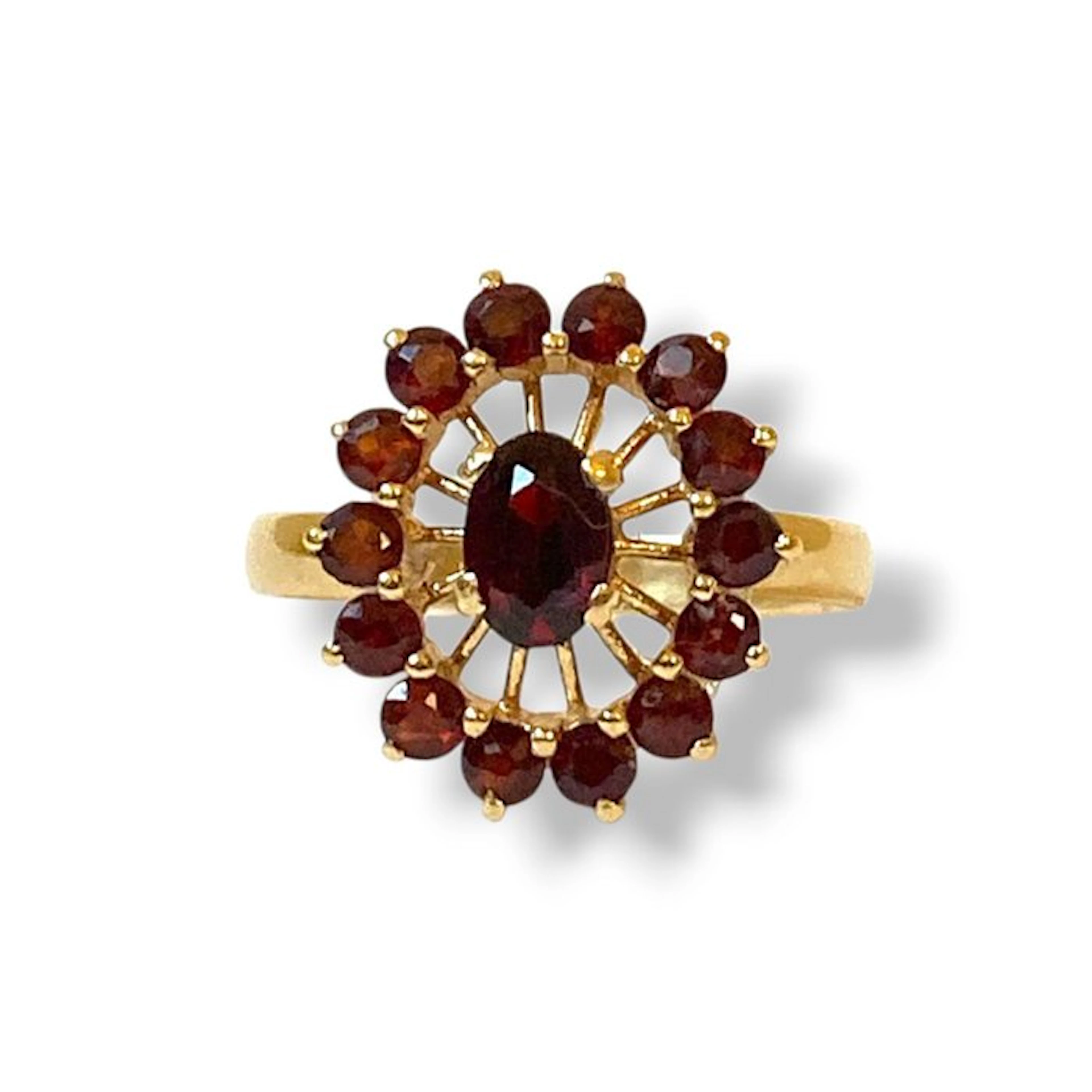 Ring - 18 kt. Yellow gold - 1.85ct. tw.