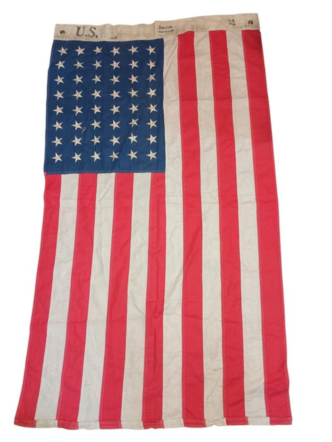 United States - Flag - Vintage Amerikaanse vlag met 48...