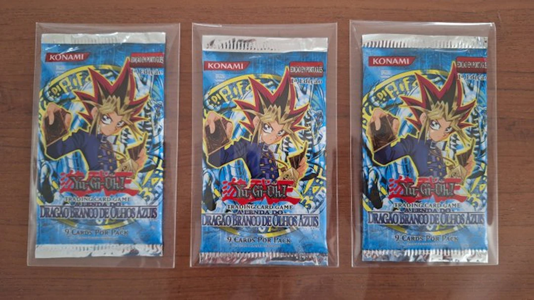 Konami - 3 Booster pack - Yu-Gi-Oh! - 3 boosters Blue...