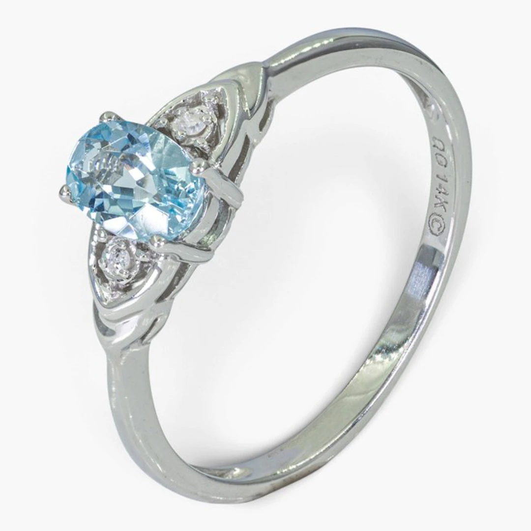 No reserve price - Ring - 14 kt