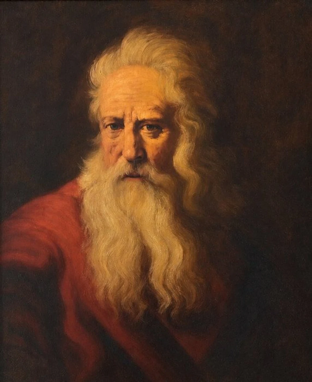 Jan (Johannes) Theuns (1877-1961) - Portret van een oude man met baard