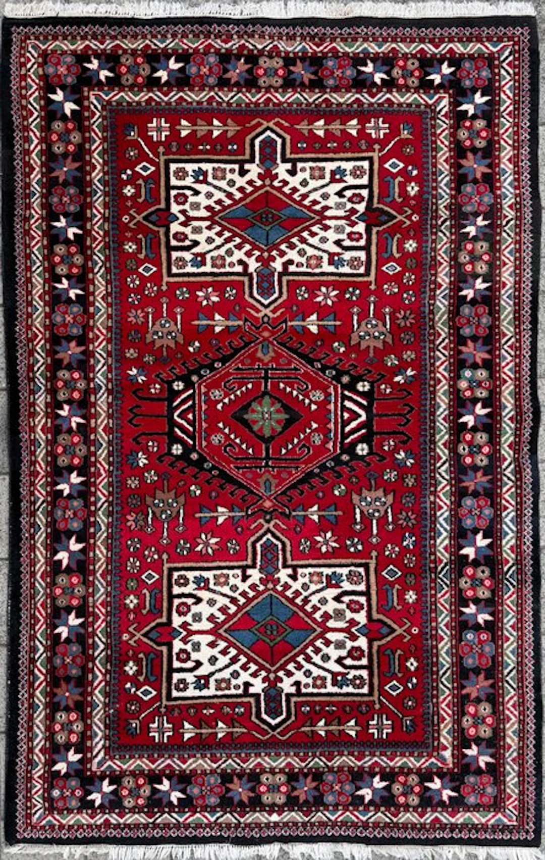 Indo Afshar - (Cleaned) - hand-knotted - wool - Carpet - 290 cm - 187 cm