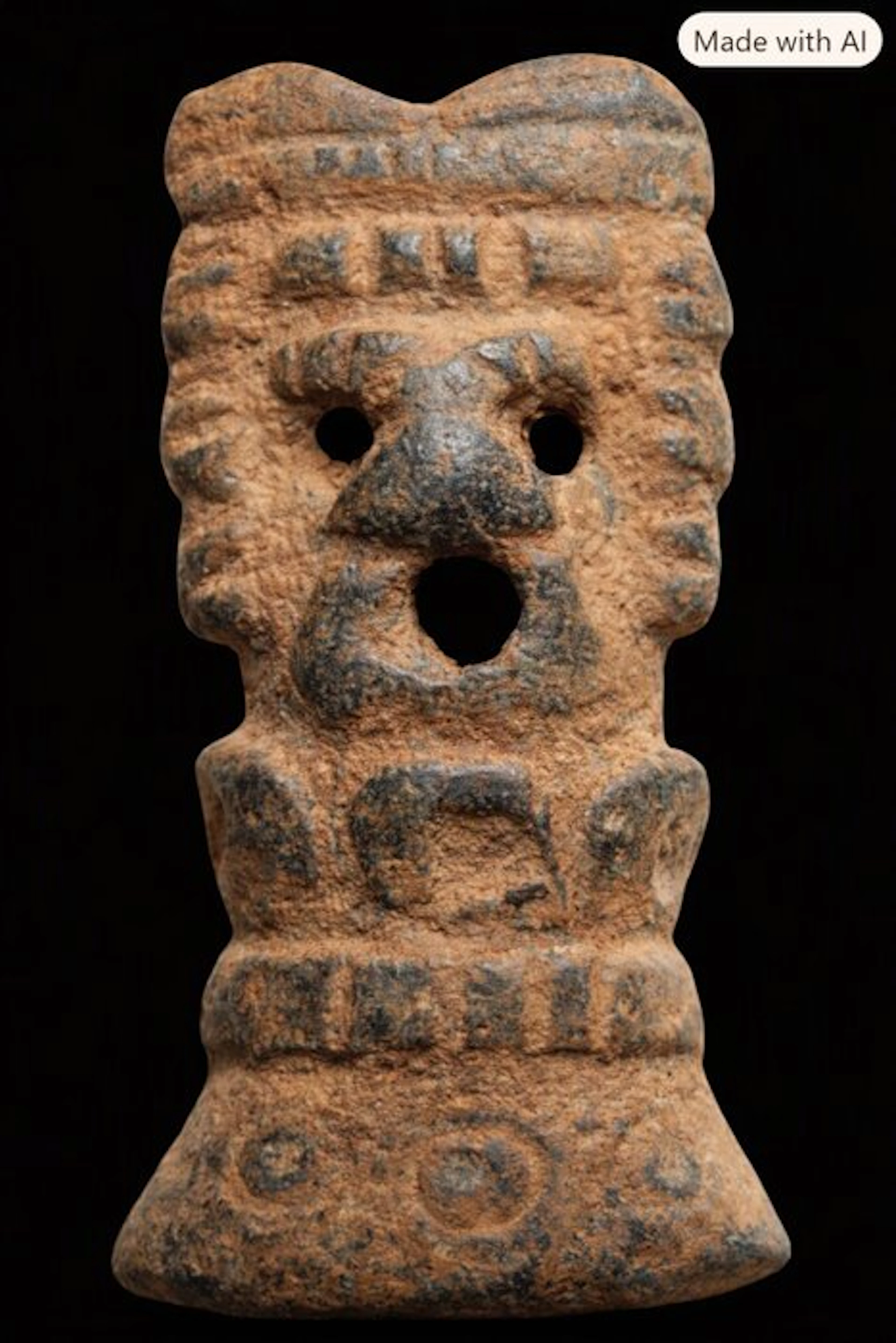 Terracotta anthropomorphic applique from the Greco-Roman period