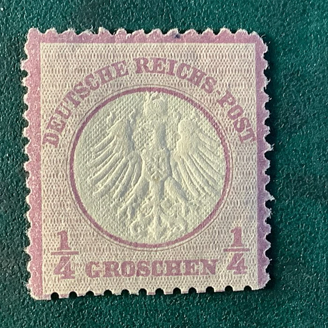 German Empire 1872 - 1/4 Groschen small breast shield - MH - Michel 1