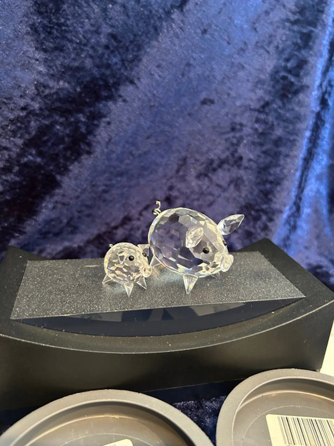 Silver Crystal - Figurine - Crystal varken met big (2) - Crystal