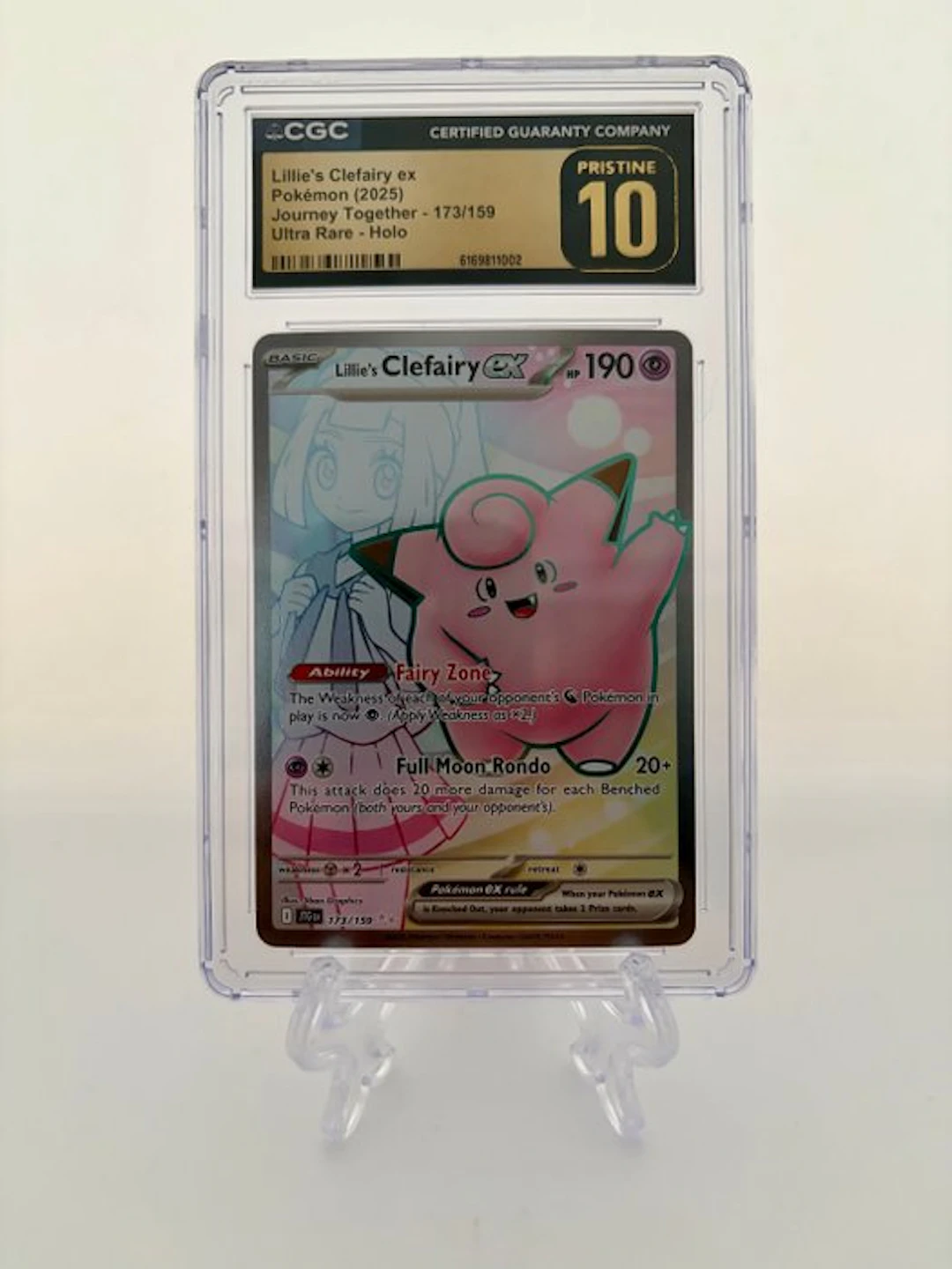 Pokémon - 1 Graded card - Lilly's Clefaiy ex - Journey...