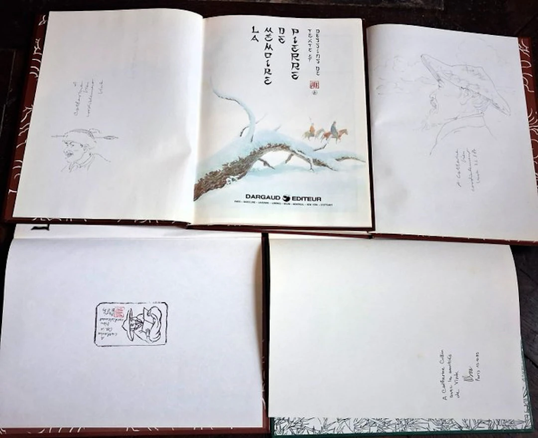 Vink - 4x C + 3x dédicace + dédicace manuscrite - 4 Album...
