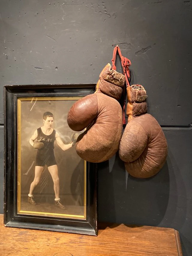 1930 - Boxing gloves - antique - Slazenger