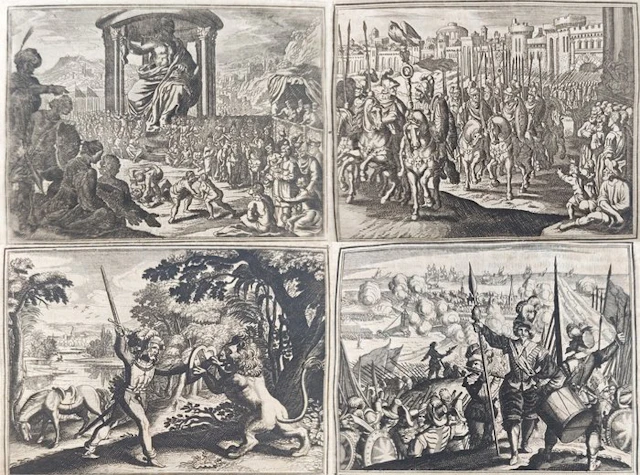 Johann Ludwig Gottfried (1584–1633) - Set of 4...