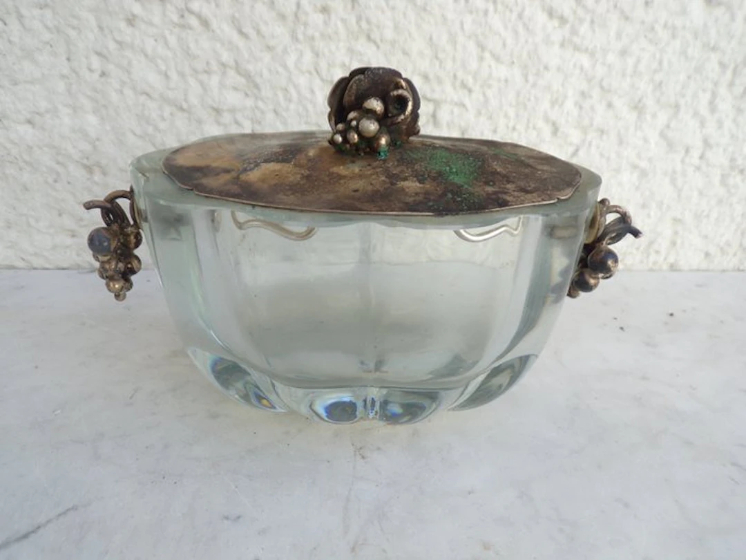 Dansk Guldsmede-Håndværk (DGH) - Lidded vase - .925...