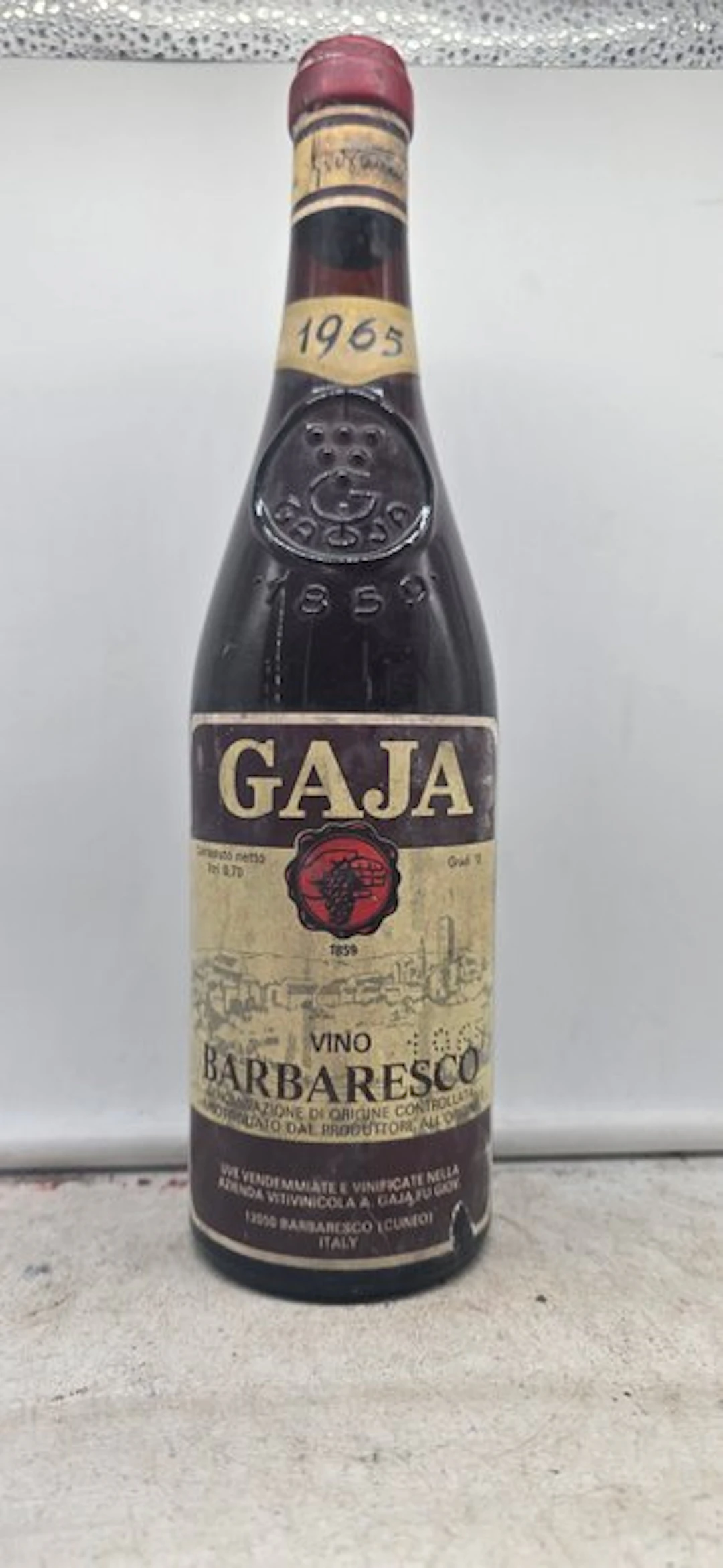 1965 Gaja - Barbaresco - 1 Bottle (0.72L)